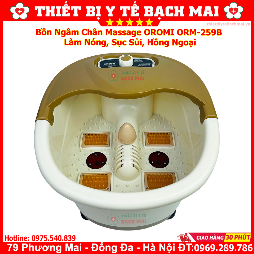 Bồn Ngâm Chân Massage OROMI ORM-259B