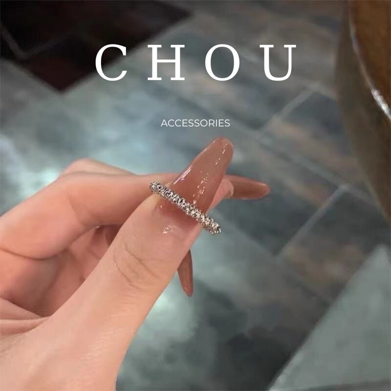 Nhẫn Trơn Basic Lấp Lánh | CHOU ACCESSORIES |
