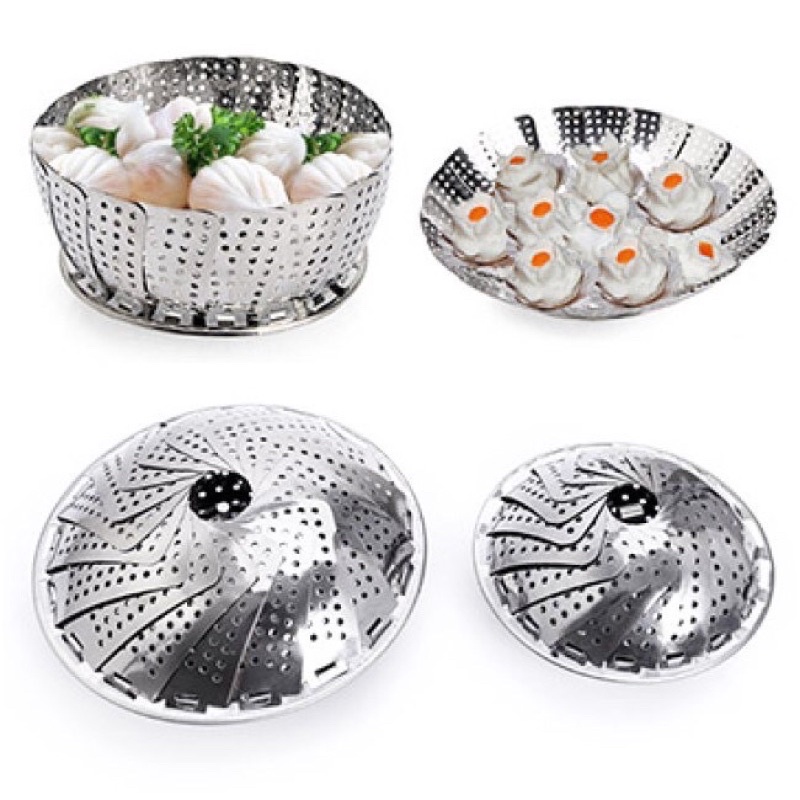 Vỉ hấp/ Vỉ hấp cách thủy inox đa năng, tiện dụng
