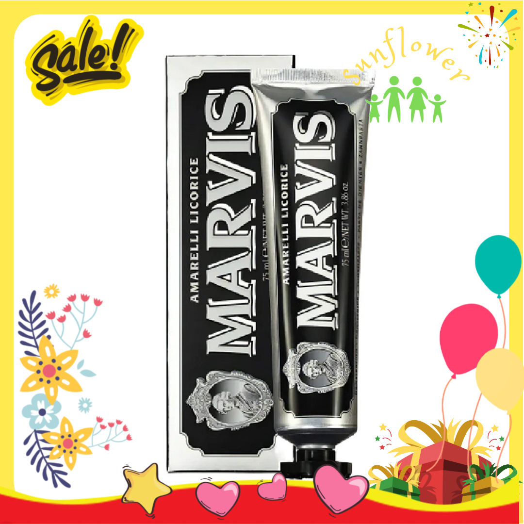 Kem Đánh Răng Marvis Whitening Mint 85ml màu trắng