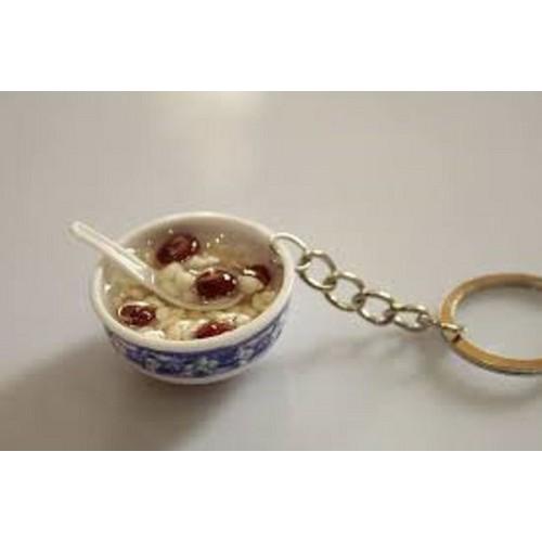 Combo 2 móc khóa mô hình chén đồ ăn chén chè 3D nhiều mẫu mã độc đáo( Giao mẫu ngẫu nhiên)