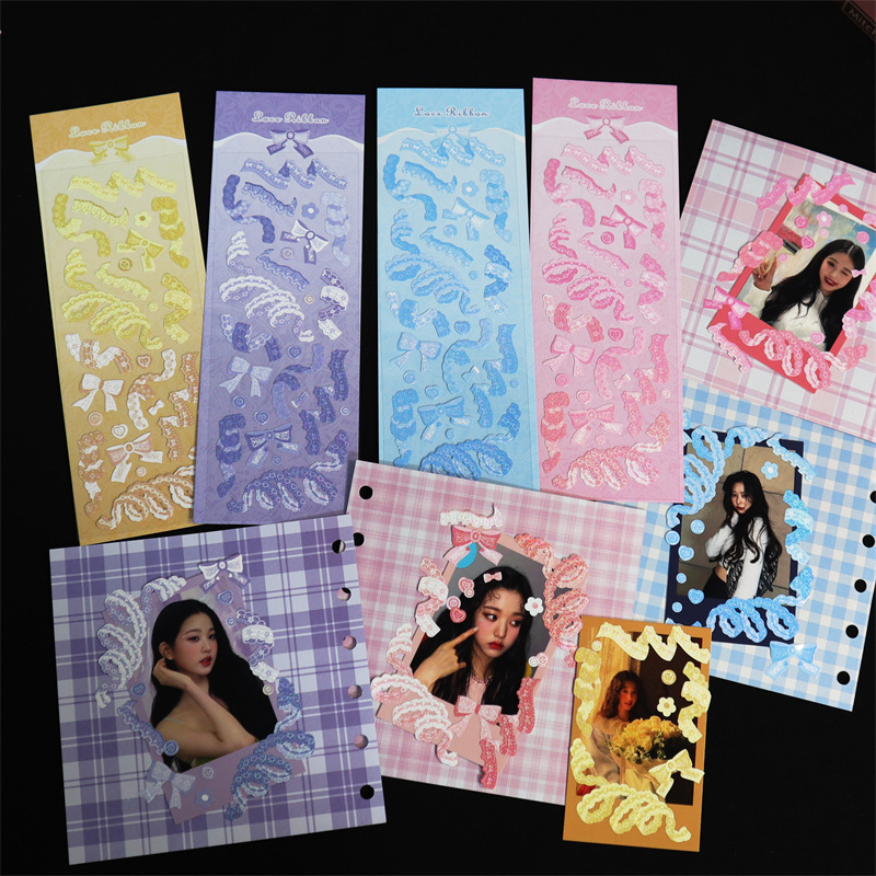 Sticker Ruy Băng Hàn Quốc 2 Màu