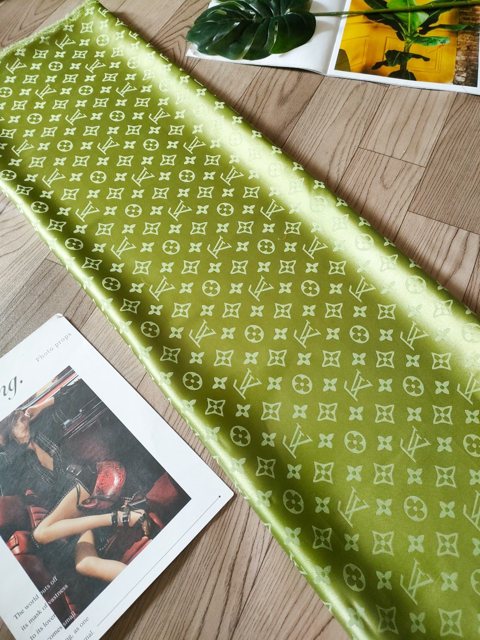 (2m x 1.5m) Vải Lụa Gấm L.V Cao Cấp Nhiều Màu