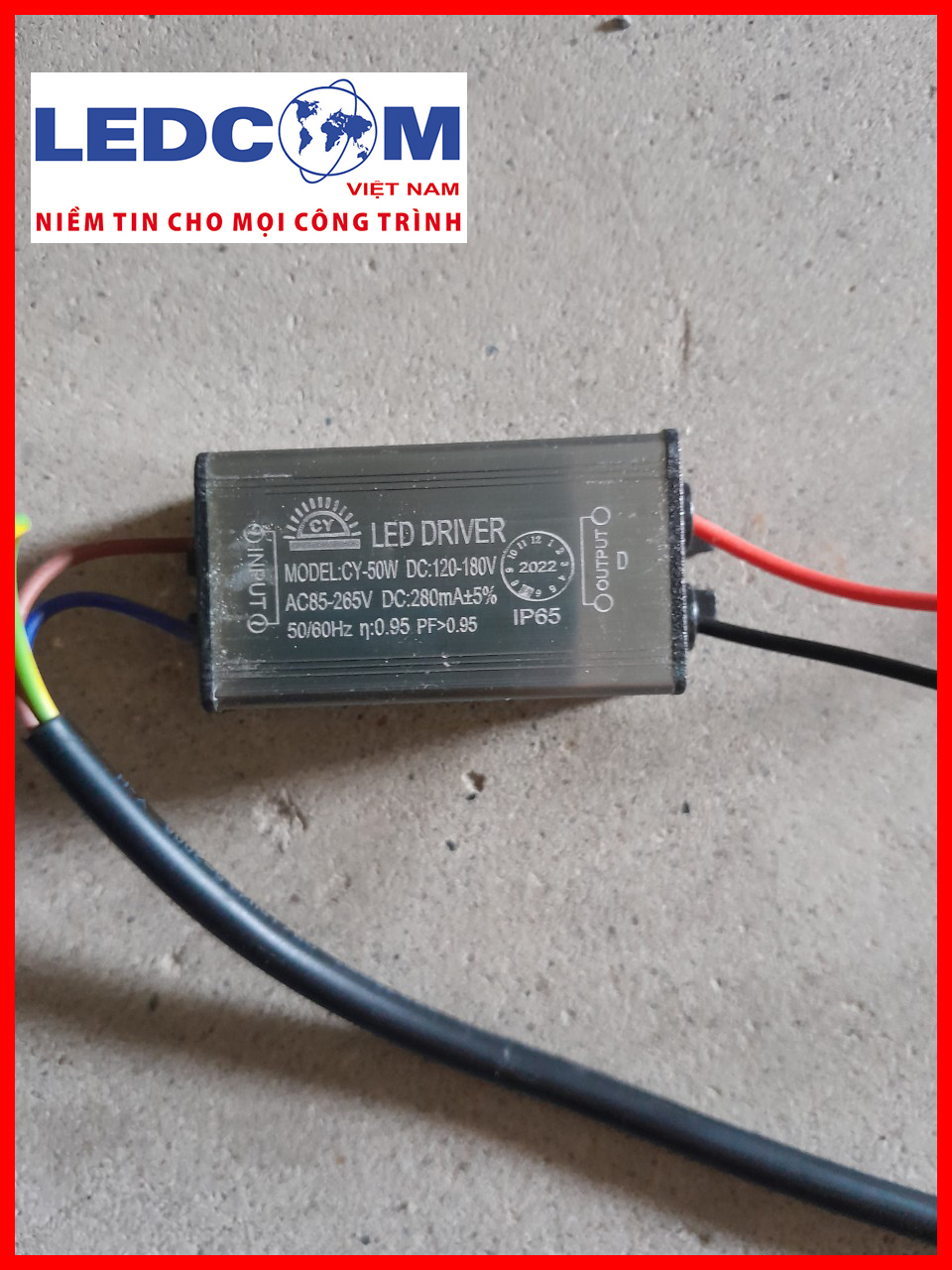 Chấn lưu, tăng phô đèn LED công suất 50w