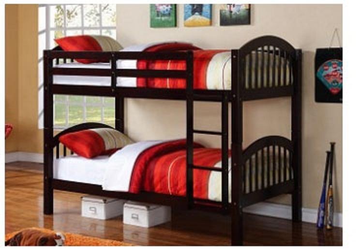 Giường 2 Tầng Gỗ Tự Nhiên 031 (Nâu)