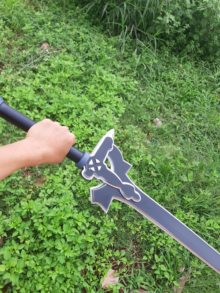 [1m] Mô hình kiếm Kirito Elucidator Foam - Sword art Online [tặng đế] - Baystore