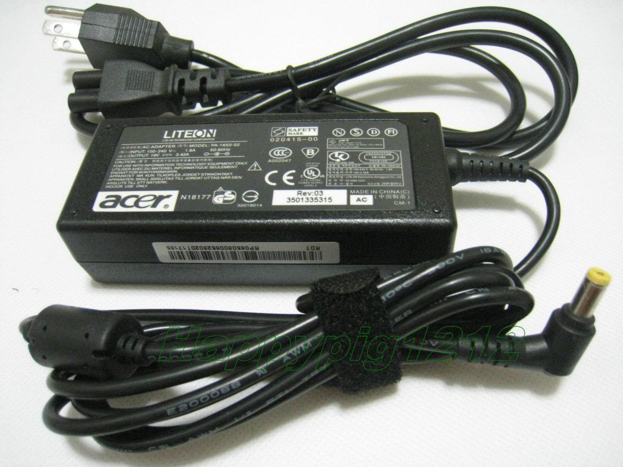 Sạc laptop ACER Sạc laptop ACER 19V-3.42A tặng dây nguồn