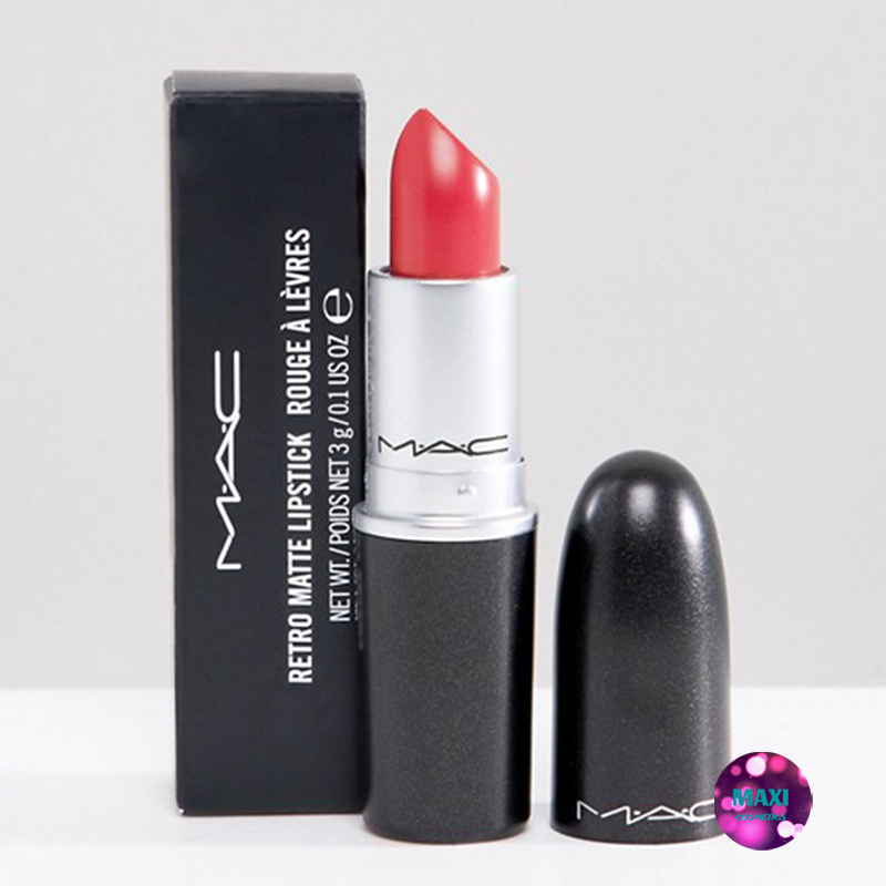 Son Lì Mac Màu 706 Relentlessly Red - Đỏ Hồng San Hô