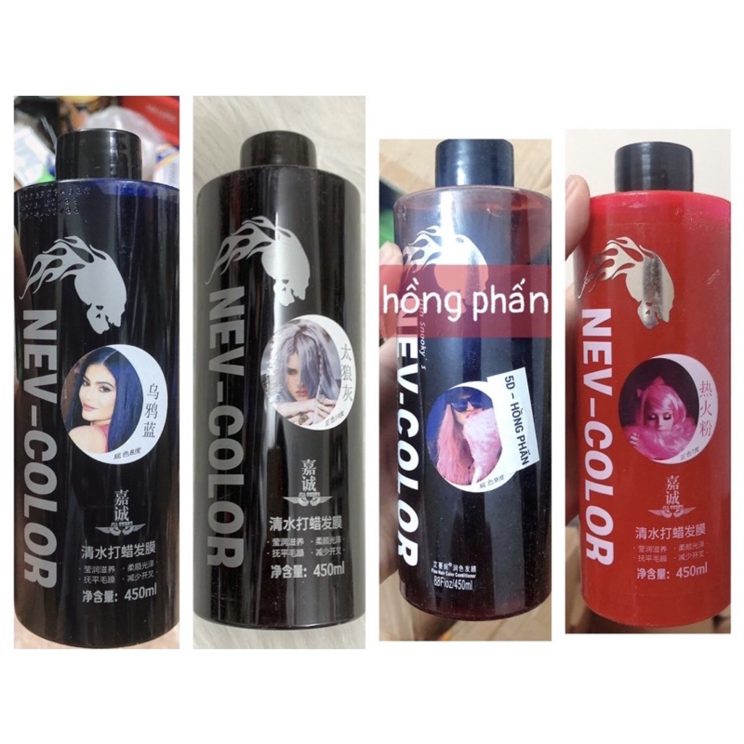 Thuốᴄ nhuộm tóc màu phủ bóng 5d hàn quốc 450ml
