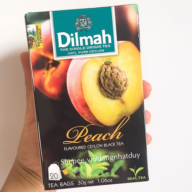 Trà túi lọc Dilmah Đào (Peach)