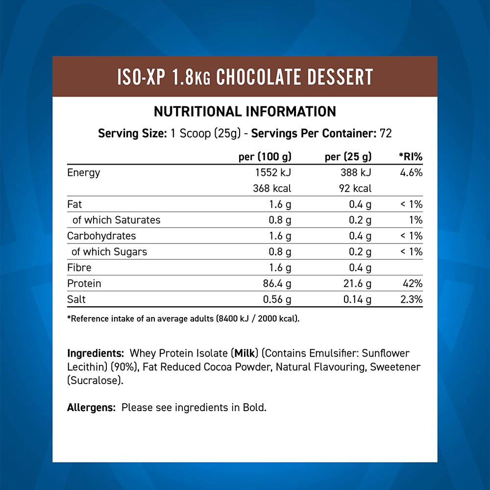 Sữa Tăng Cơ Applied Nutrition ISO XP 4Lbs (1.88kg)