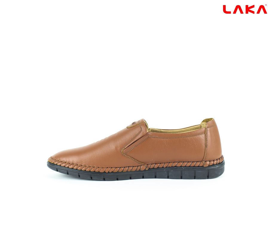 Giày lười nam da bò thật LAKA 111