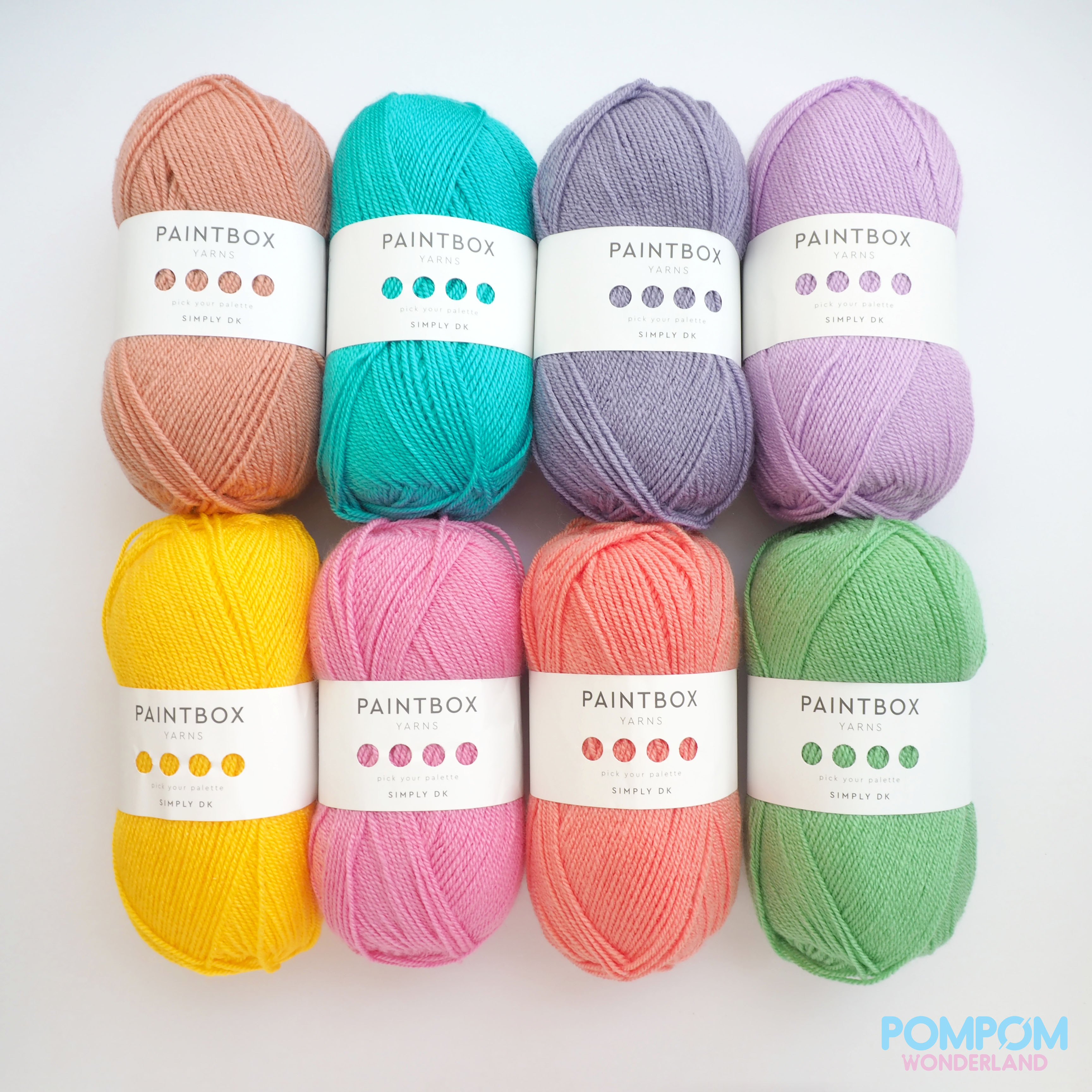 Len sợi Acrylic Paintbox Yarns Simply DK (Tông màu tươi)