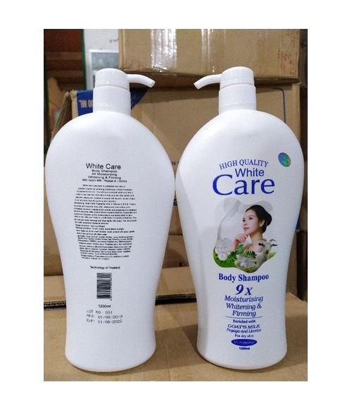 [HCM]Sữa Tắm Dê White Care 9X 1200ml - Mẫu mới