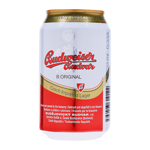 [Siêu thị VinMart] - Thùng 24 lon Bia Budweiser Budvar lon 330ml