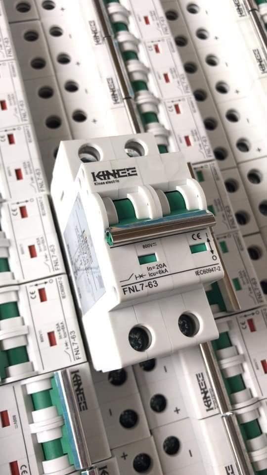 Mcb DC-2P-800v Sunlight (16A,20A,25A,32A,40A,50A,60A)