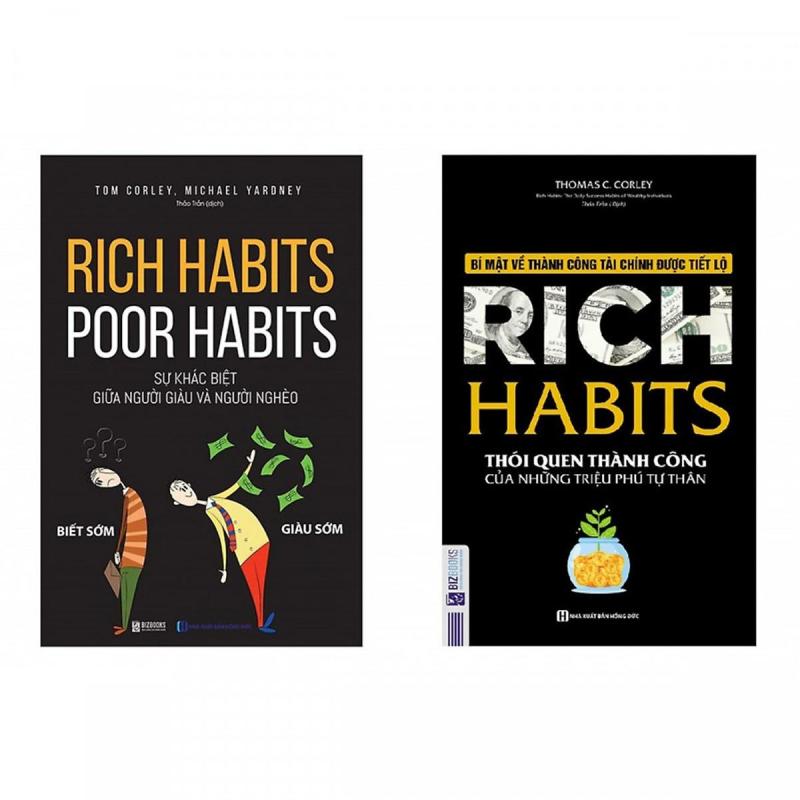 Bộ Sách Bí Mật Của Sự Thành Công (  Rich Habits - Thói Quen Thành Công Của Những Triệu Phú Tự Thân  +  Rich Habits - Poor Habits Sự khác biệt giữa người giàu và người nghèo  )