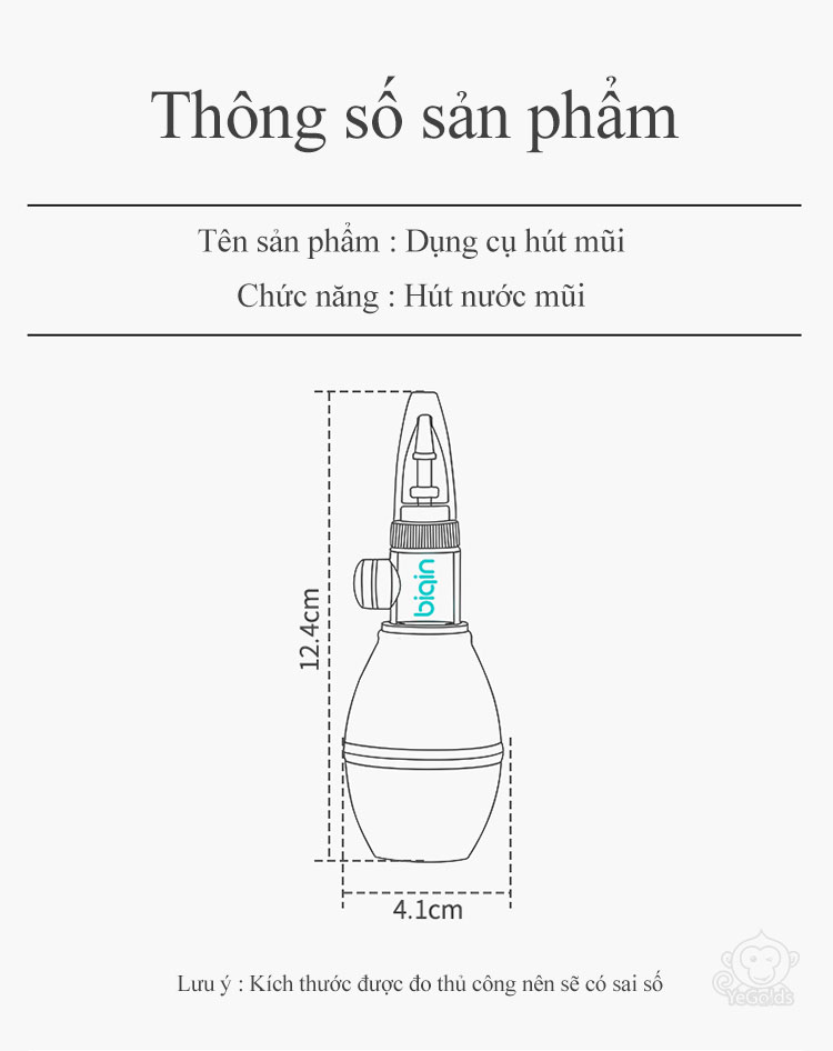 Smart Store - Dụng cụ hút mũi cho bé, Đầu silicon mềm Nhật Bản (Bộ 2 cái)