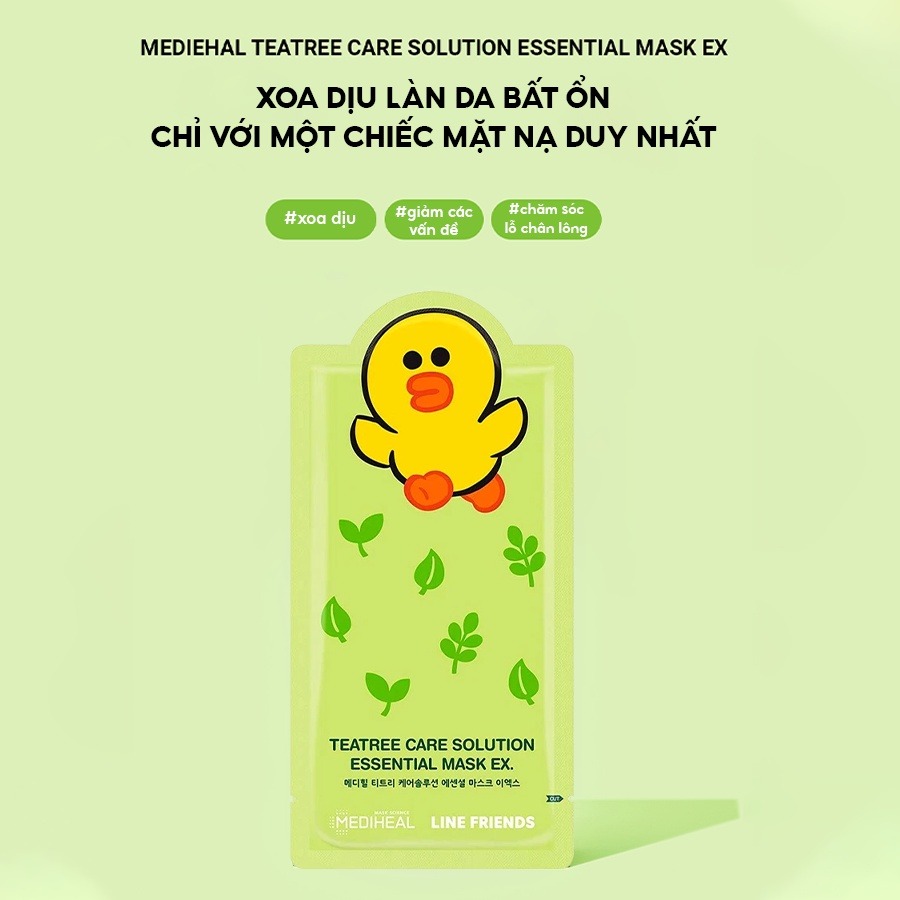 Mặt nạ dưỡng da Mediheal Line Friends 25ml