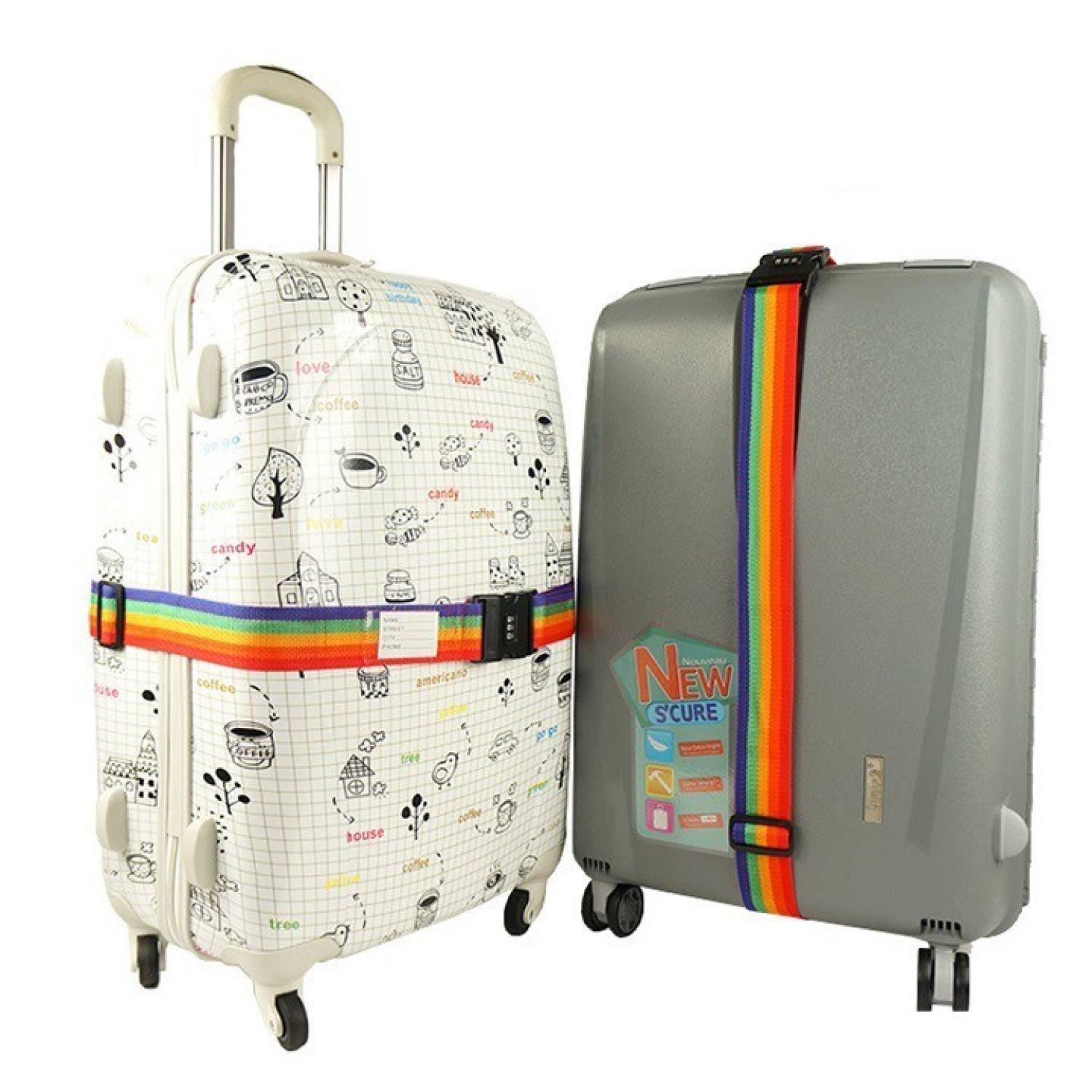 Dây Đai Bảo Vệ Vali Du Lịch Có Khóa Số