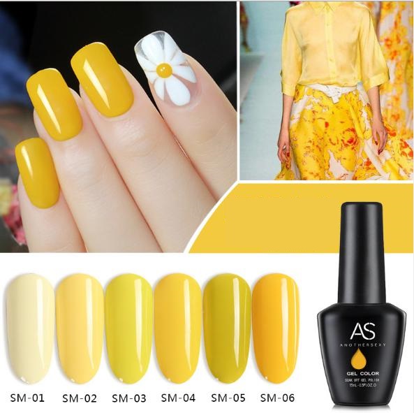 [HCM]Sơn gel AS - màu vàng mã SM