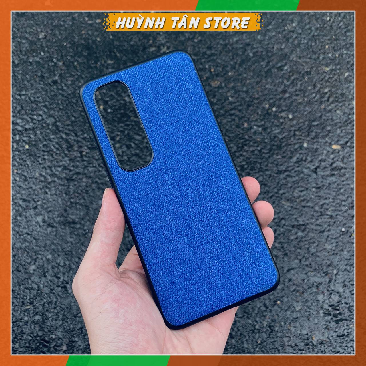 Ốp Lưng Xiaomi Mi 10S Vân Vải Jean 1 Màu