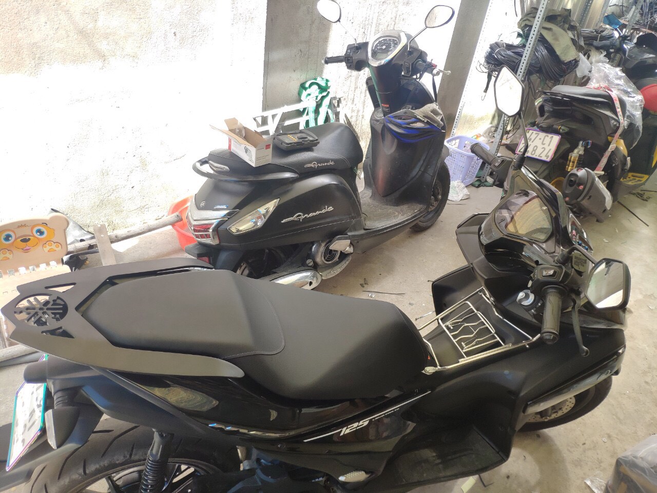 [HCM]Tay dắt thép logo Yamaha lắp NVX đẹp ( Ver ngắn)
