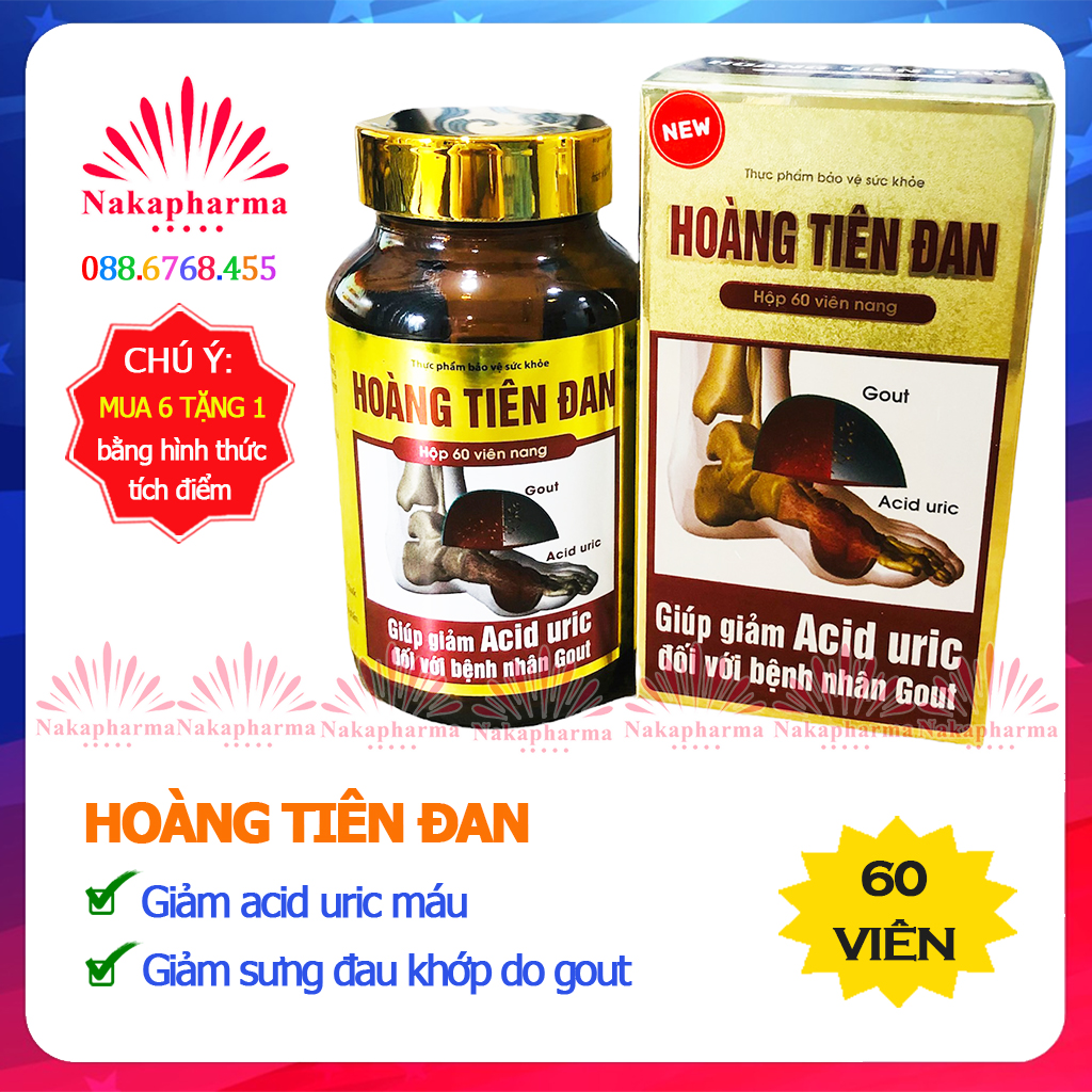 Hoàng Tiên Đan - Giải pháp cho người bệnh gout, giảm đau nhức xương khớp và các triệu chứng do gút