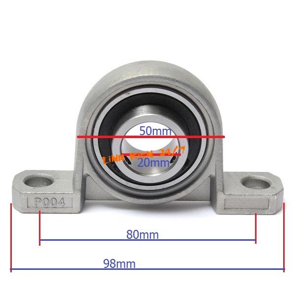 GỐI ĐỠ VÒNG BI DẠNG TRỤC ĐỨNG P004 – 20MM