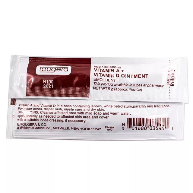 Dưỡng môi gói vitamin AD 100 gói