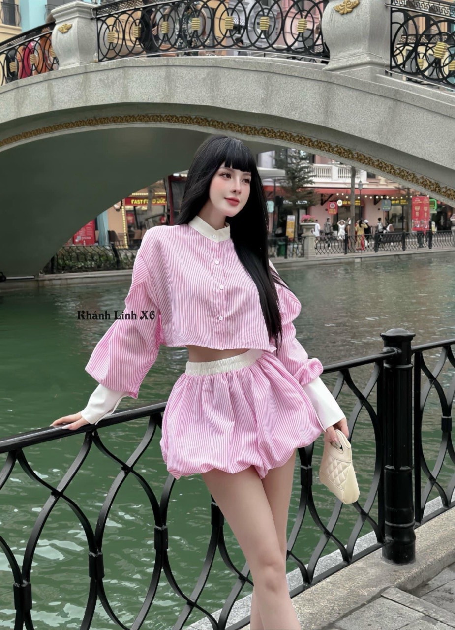 Sét sơ mi thiết kế siêu xinh crll