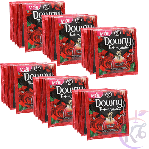 Combo 6 dây nước xả vải Downy Đam Mê gói 20ml - dây 10 gói - nước xả quần áo mềm vải thơm lâu