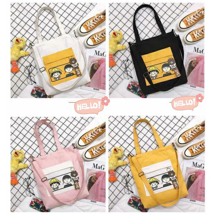 [HCM]Túi TOTE Đeo 2 Kiểu Thời Trang Nón Lá
