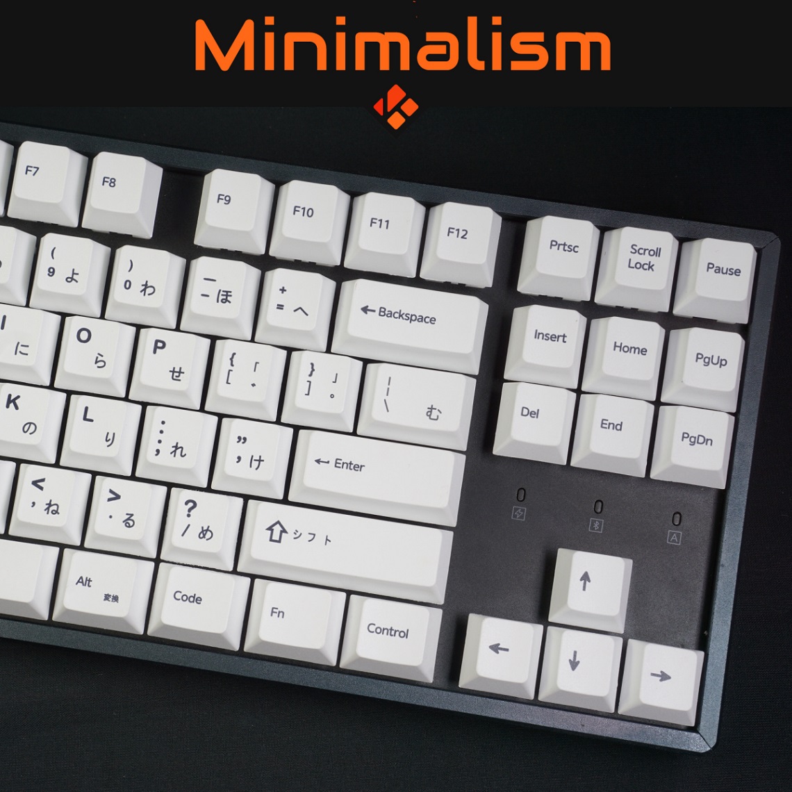 Bàn Phím Cơ Layout 40 | Top bán chạy Lazada Shopee Sendo Tiki 10 Keycap Minimalism Japan Snow - Layout Mac - CHERRY - PBT - Dyesub - 143 nút cho bàn phím cơ (Filco, Leopold, IKBC, Edra)