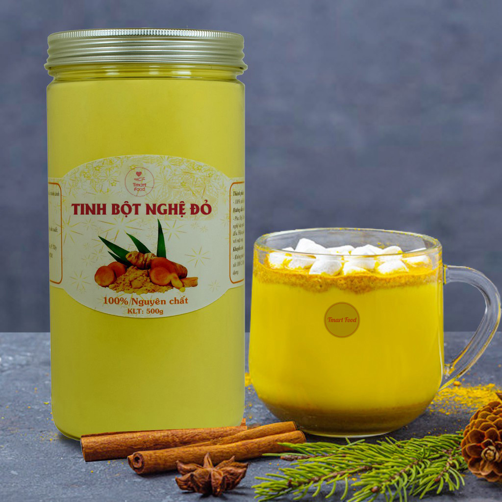 Tinh bột nghệ đỏ nguyên chất