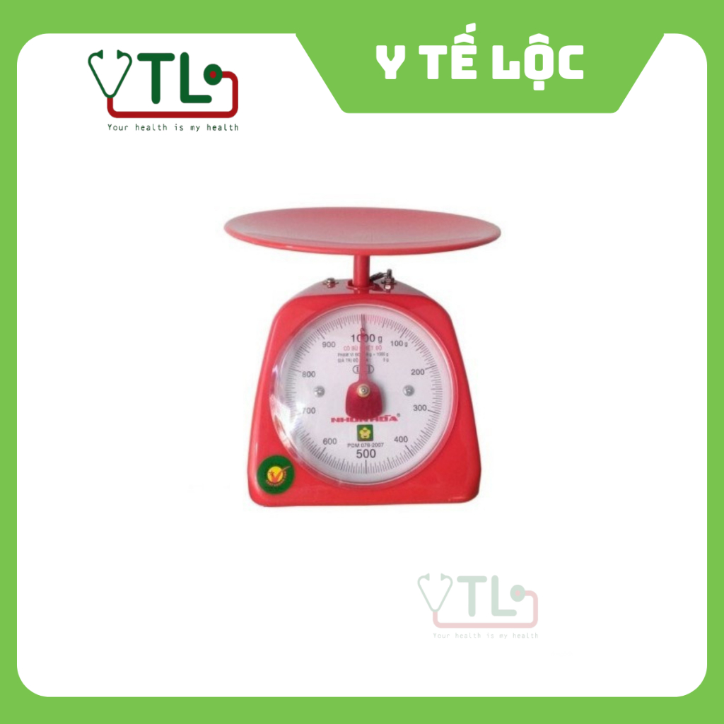 Cân Nhựa Đồng Hồ Nhơn Hòa 1Kg
