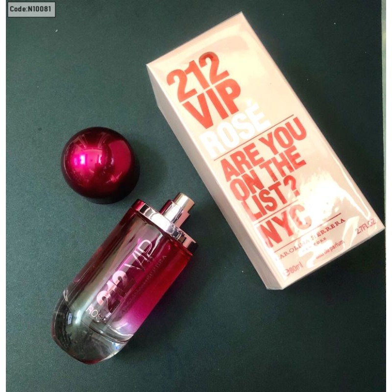 Nước hoa nữ carolina herrera 212 vip rose edp 80ml