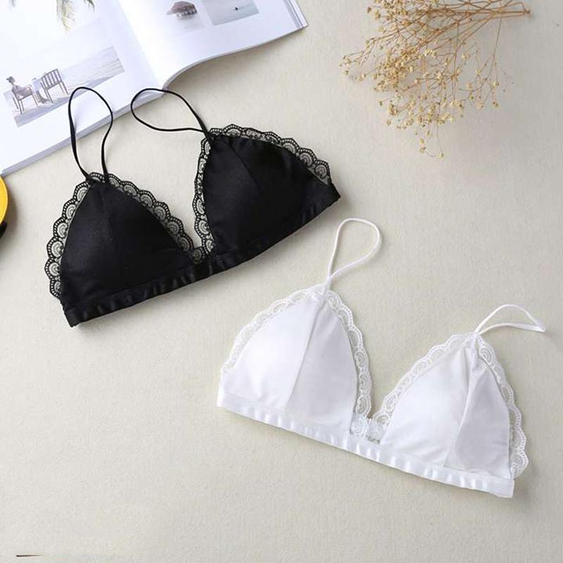 BRA SATIN VIỀN REN LỤA BÓNG CAO CẤP AL08
