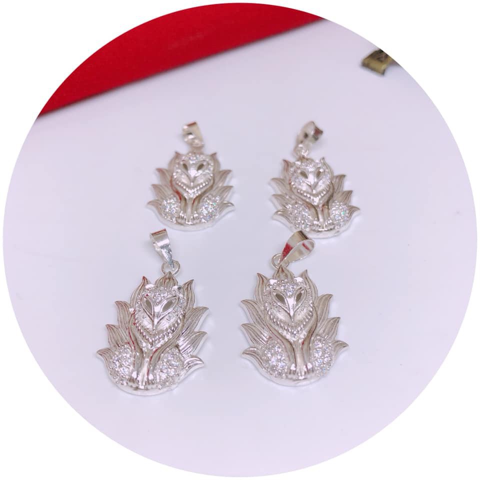 Mặt dây chuyền bạc ta hồ ly chúa 9 đuôi Hot 2020 chất liệu cao cấp các họa tiết sắc sảo thiết kế đa dạng phong phú mẫu mã mới bắt kịp xu hướng