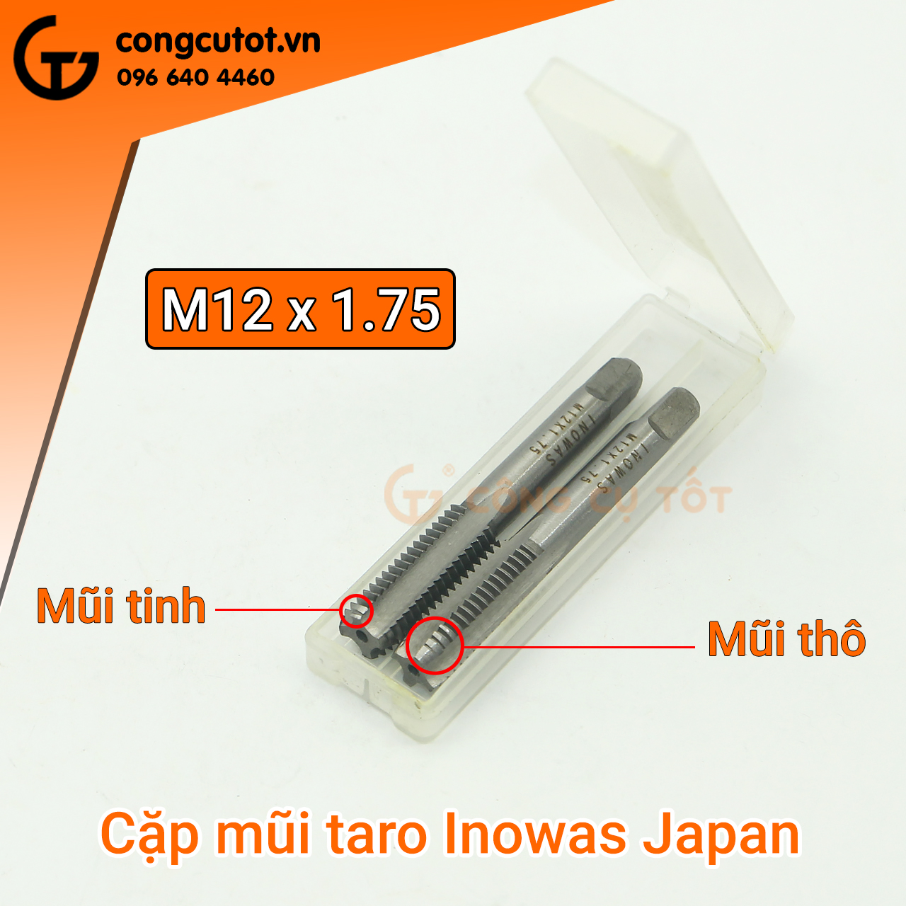 Taro tạo ren Inowas các cỡ 4-20L