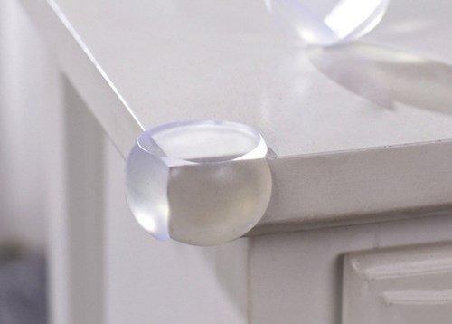 Combo 8 Miếng Silicon Bọc Góc Bàn an toàn cho bé (Tròn)