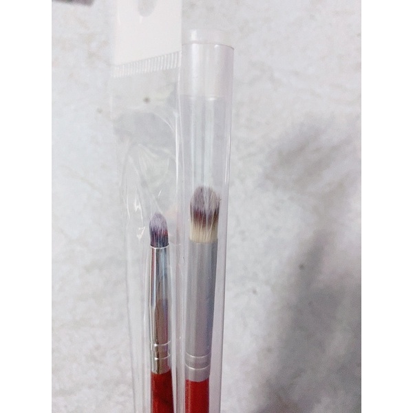 Cọ omber nail cán gỗ  dùng loang màu vẽ móng
