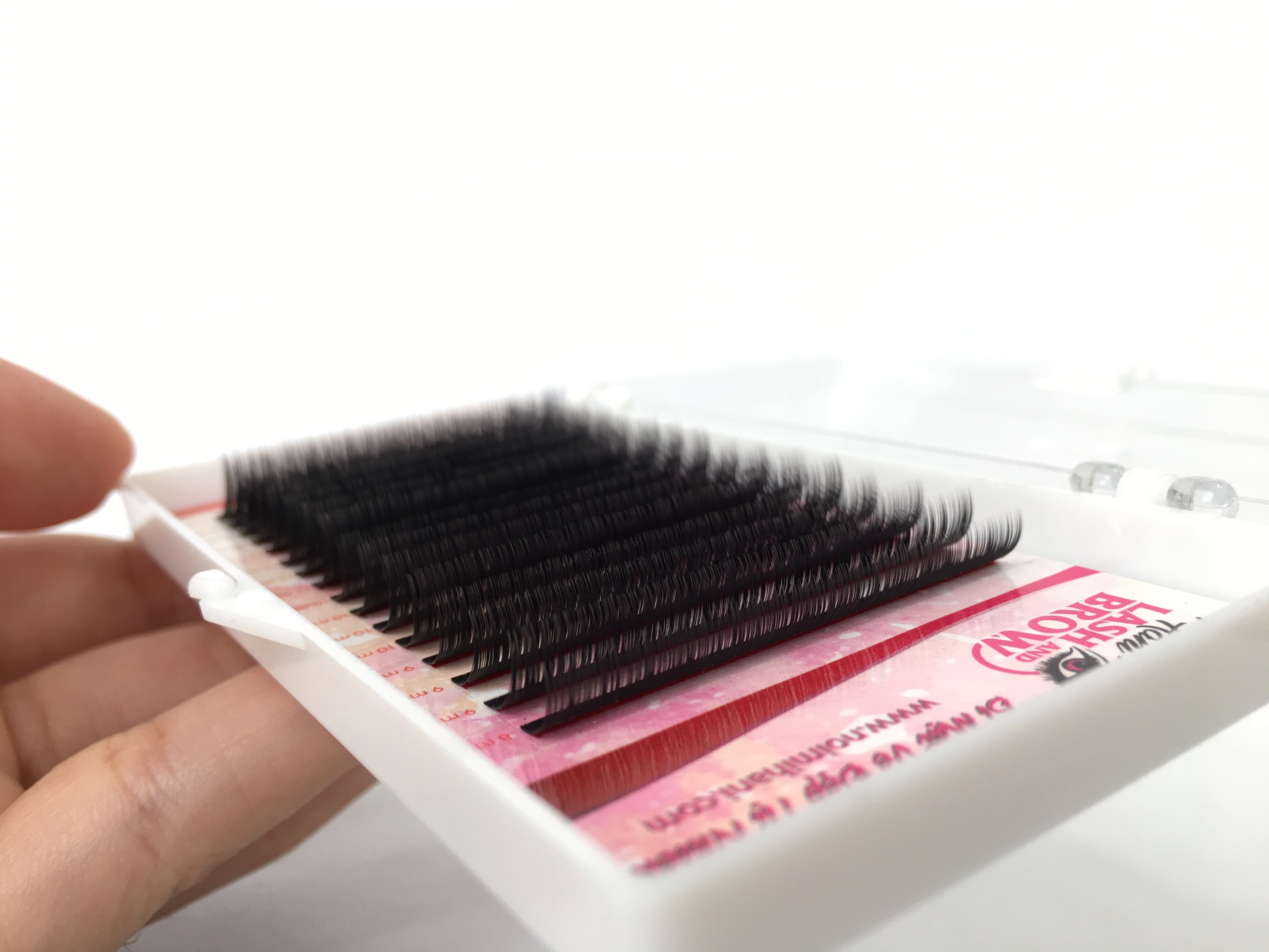 Lông mi khay độ cong C dùng nối volume mềm mịn - Hani Beauty