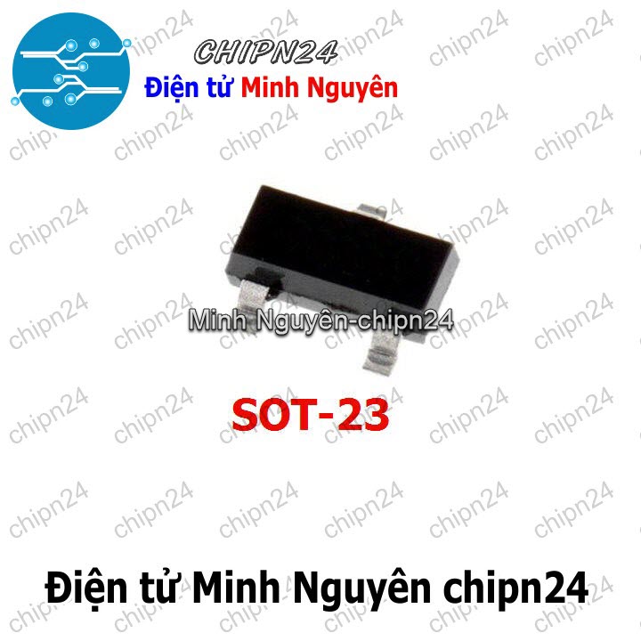 [10 con] (G3.2) Transistor Dán A94 (4D) SOT-23 PNP 300mA 400V (SMD) (KSP94 MMBTA94) - HH004294