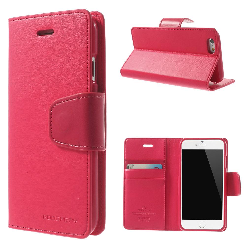Bao da Mercury Sonata Diary dành cho iPhone 6 / 6s (Hồng đậm) - Hàng nhập khẩu