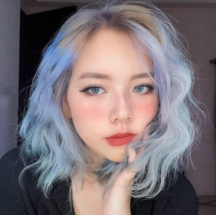 Contact Lens Blue Color + Case