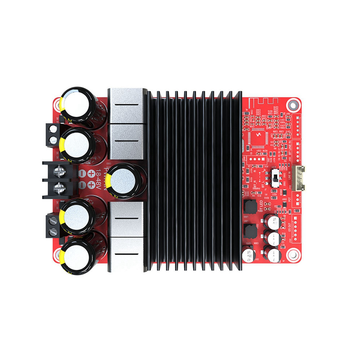 BDM8A Digital Amplifier Board TPA3255 2X300W HighPower 2.0 Channel