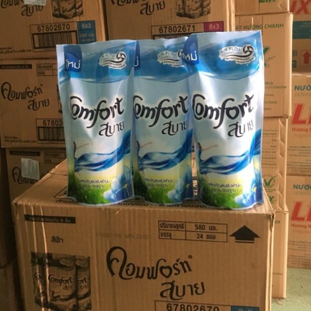 Nước xả vải Comfort Thái Lan bịch 500ml[Màu Xanh]