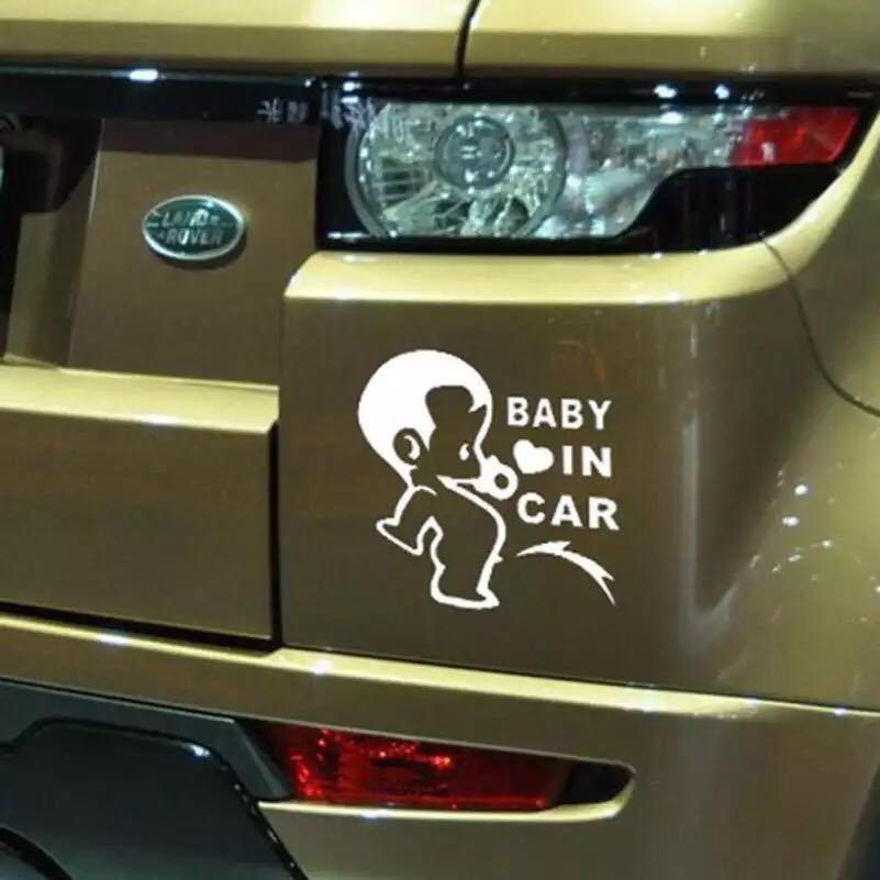 miếng dán BABY IN CAR màu Đen