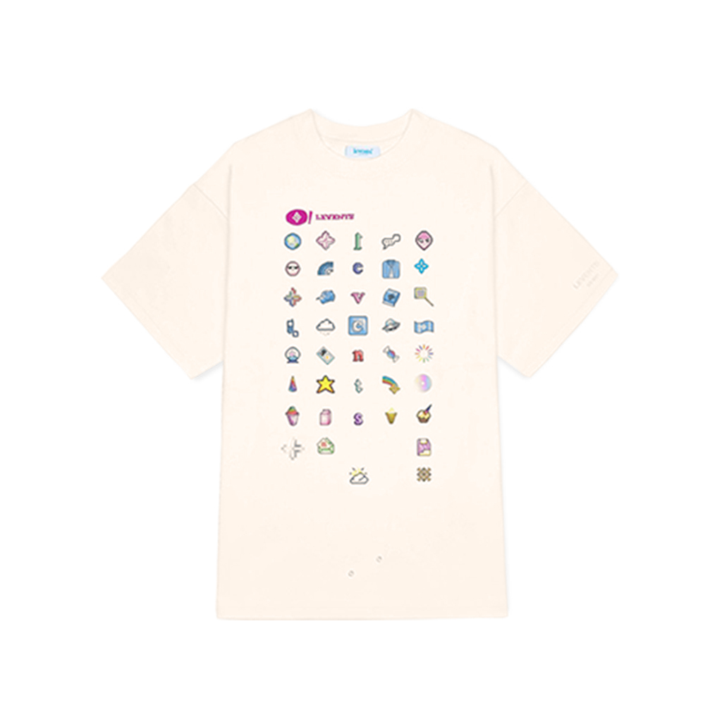 LEVENTS - Áo thun Internetlove Pixel/ Cream local brand